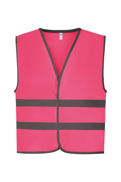 Yoko Hi-vis reflective border kids waistcoat (HVW102CH)