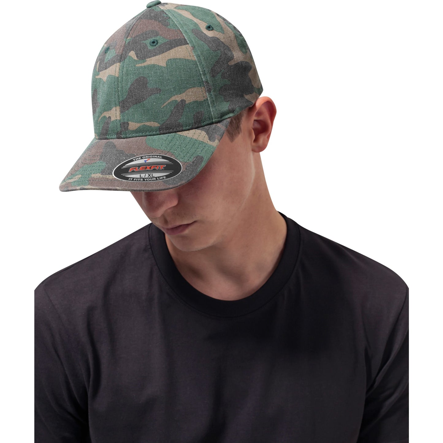 Flexfit by Yupoong Flexfit garment washed camo (6977CA)