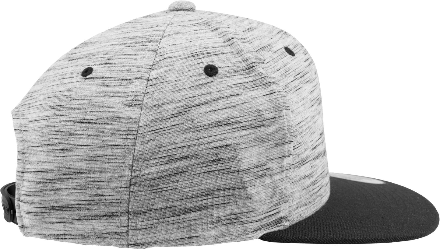 Flexfit by Yupoong Stripes melange crown snapback (6089SC)