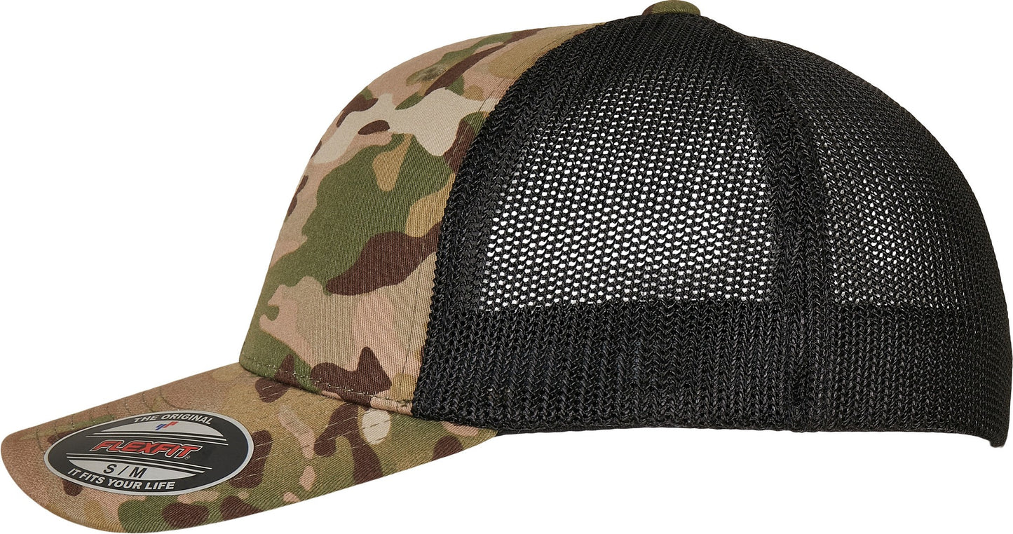 Flexfit by Yupoong MultiCam® trucker mesh cap (6511MC)